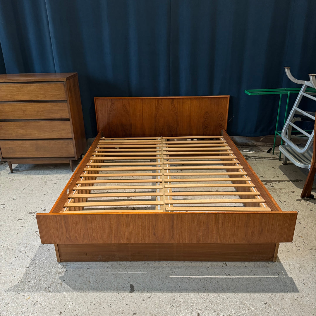 Queen Size Teak Bedframe with Slats