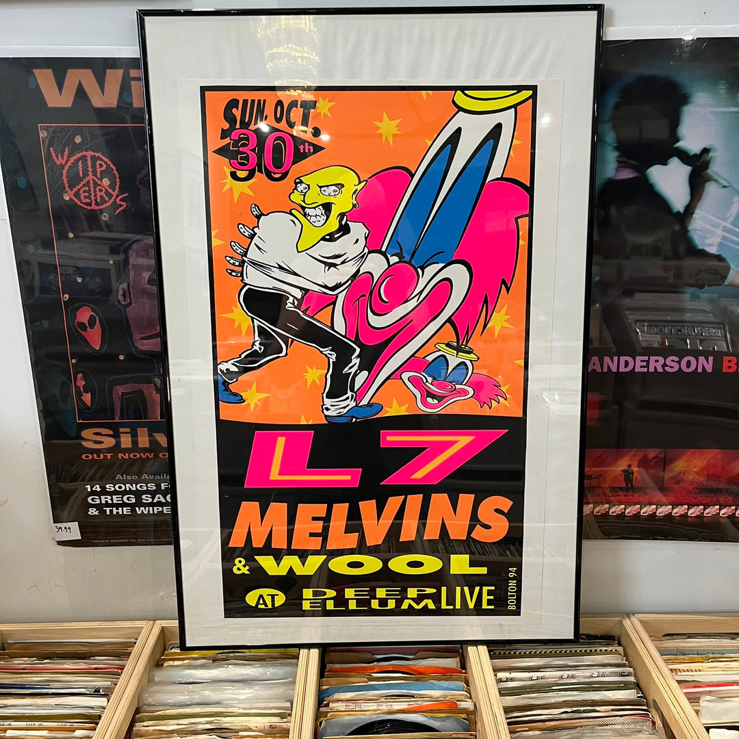 L7 Melvins Wool Poster by Lee Bolton