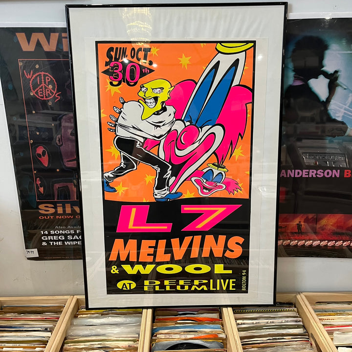L7 Melvins Wool Poster by Lee Bolton