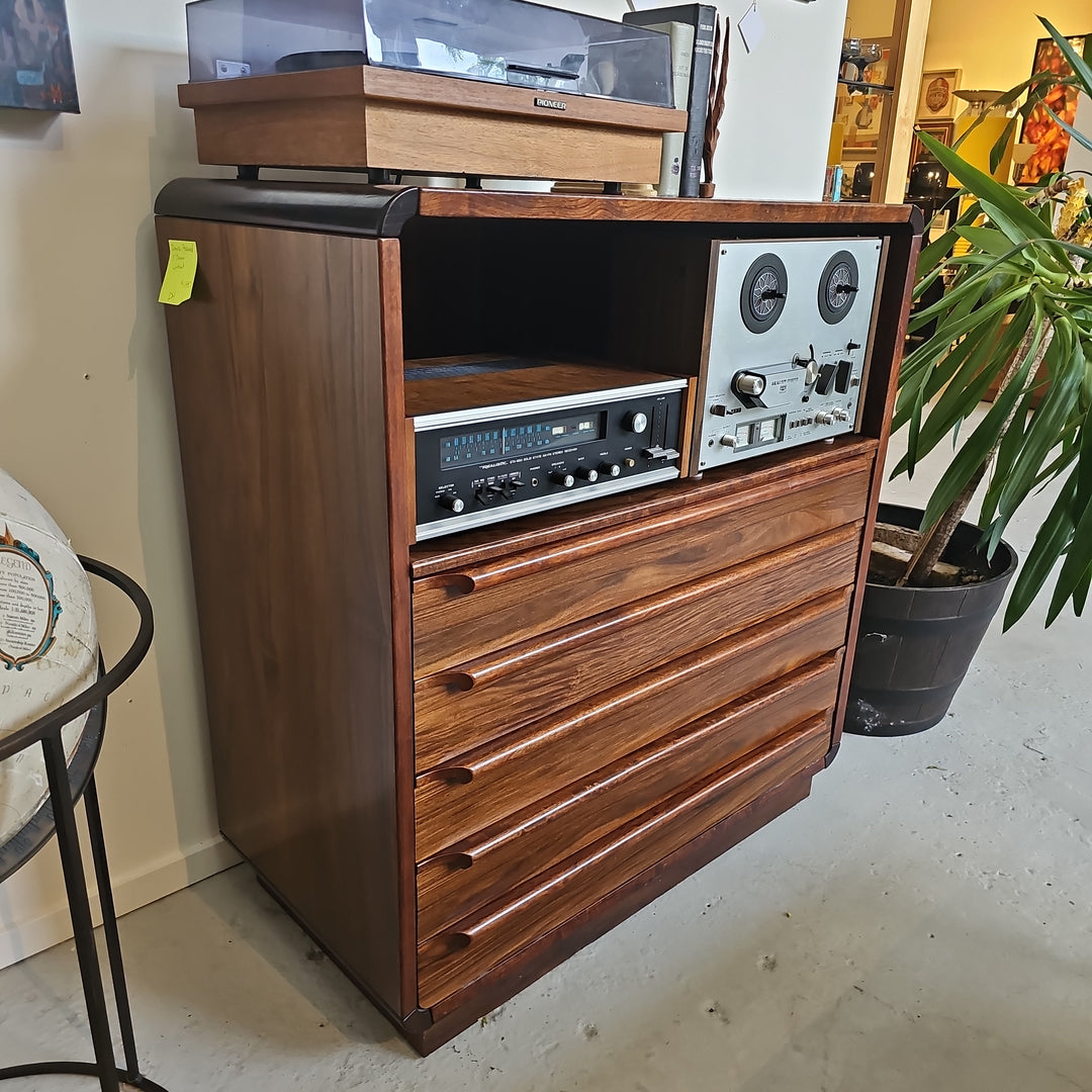 Rosewood 5 Drawer Cabinet