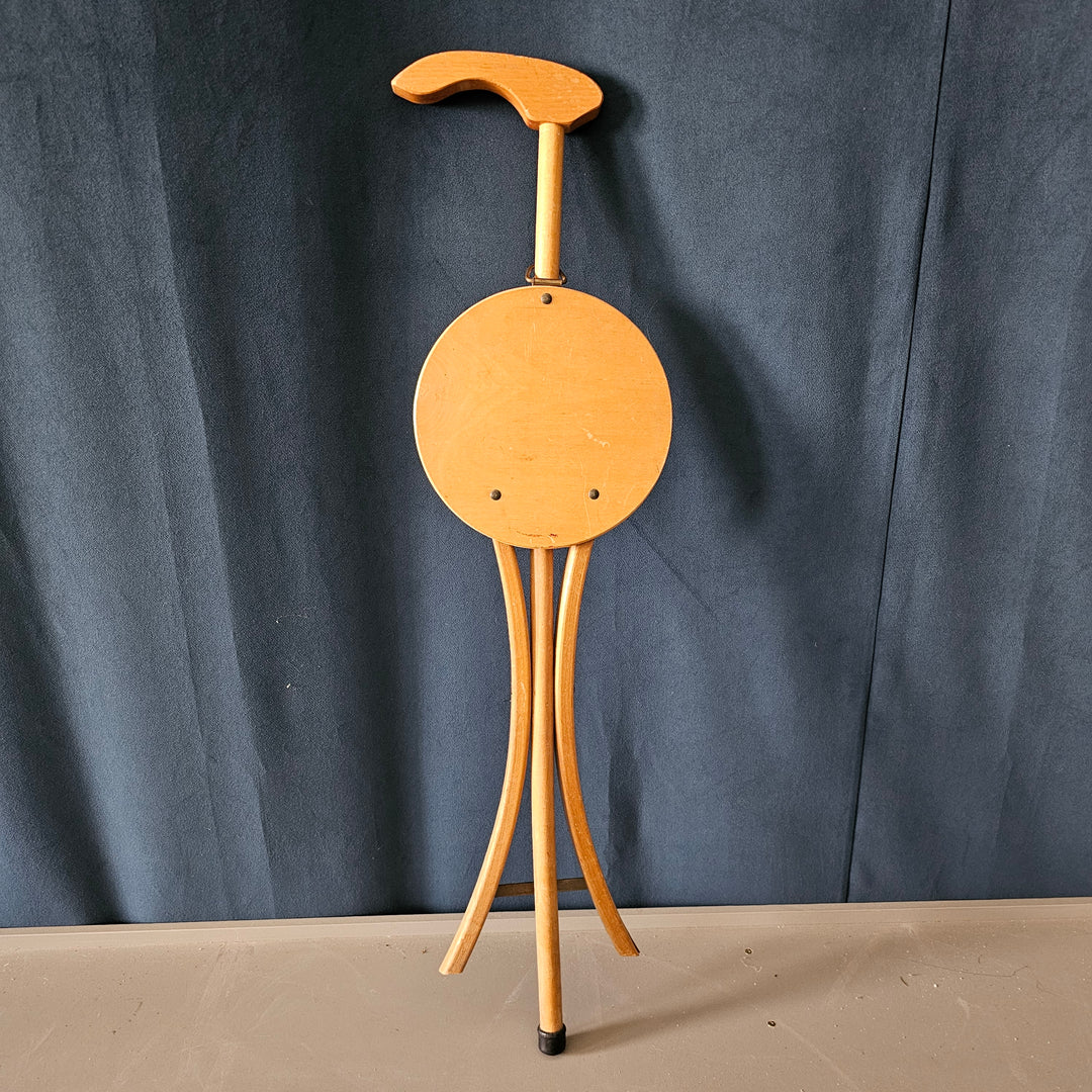 Vtg Kan-O-Seat folding Cane Chair