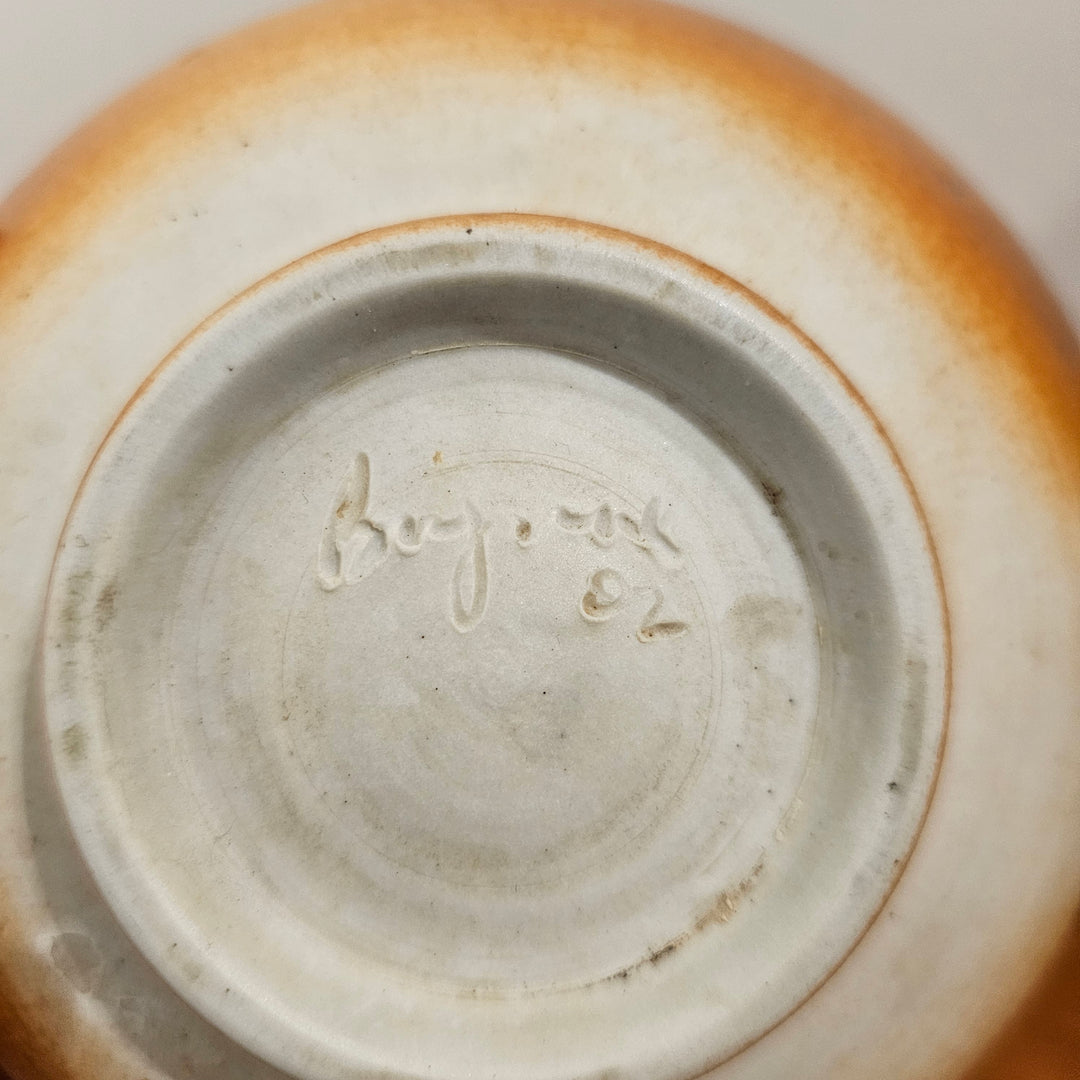 Artist Signed Pottery Bowl