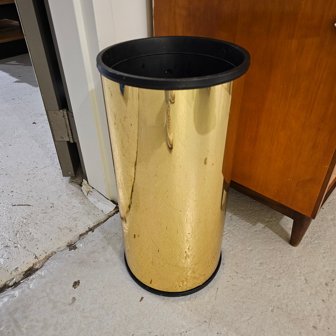 Gold Cylindrical Planter