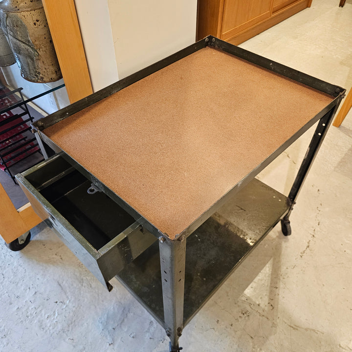 Metal Cart w/ Drawer by Lyon