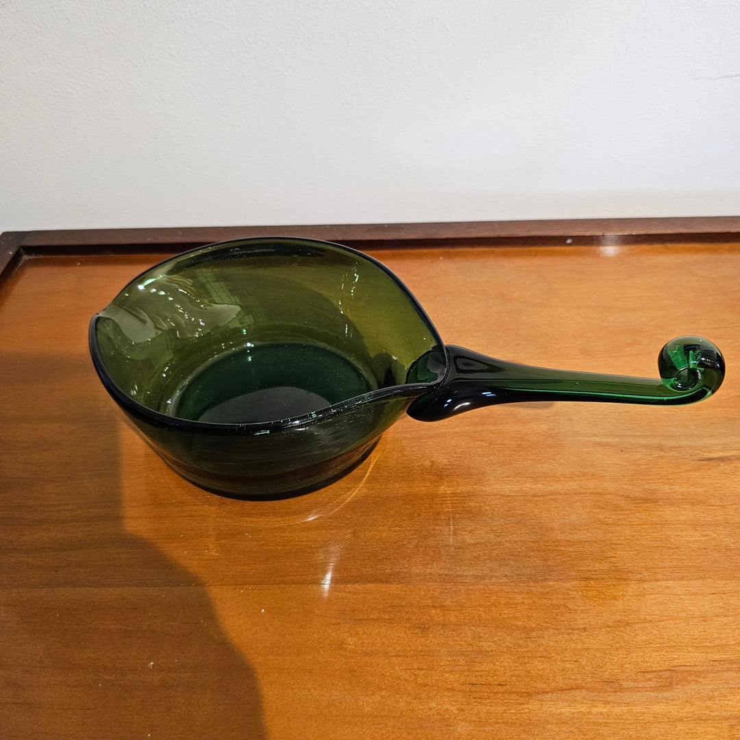 Green Empoli Bowl w/ Handle