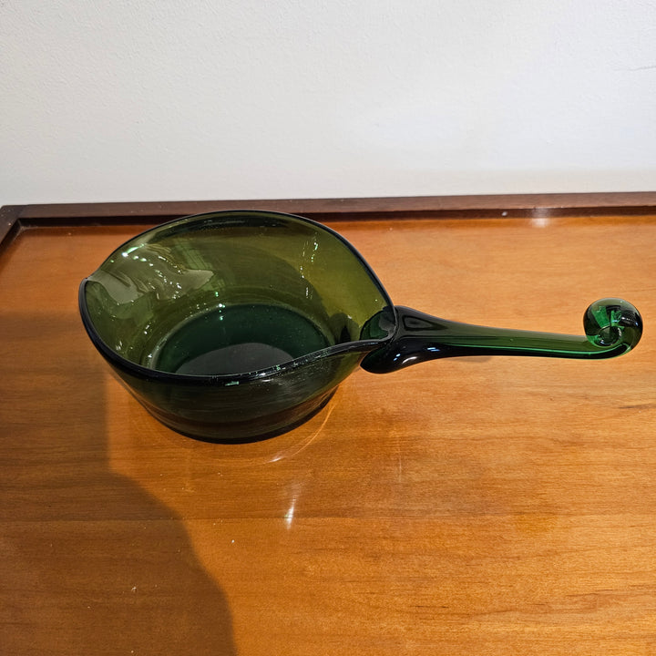 Green Empoli Bowl w/ Handle