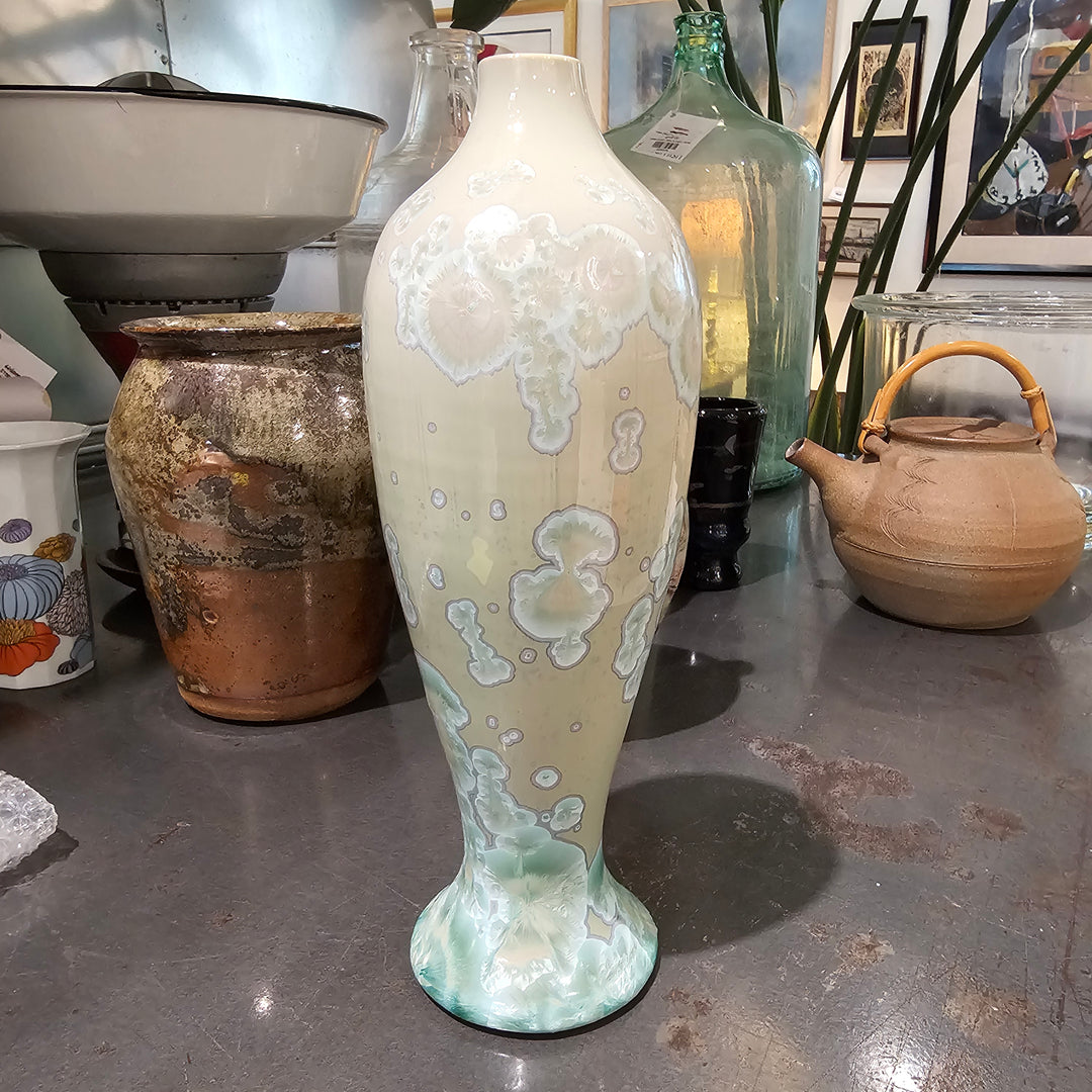 Ernest Miller Crystaline Vase