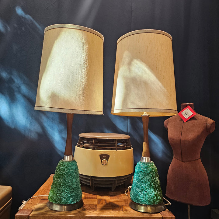 Pair of MCM Spaghetti Lamps