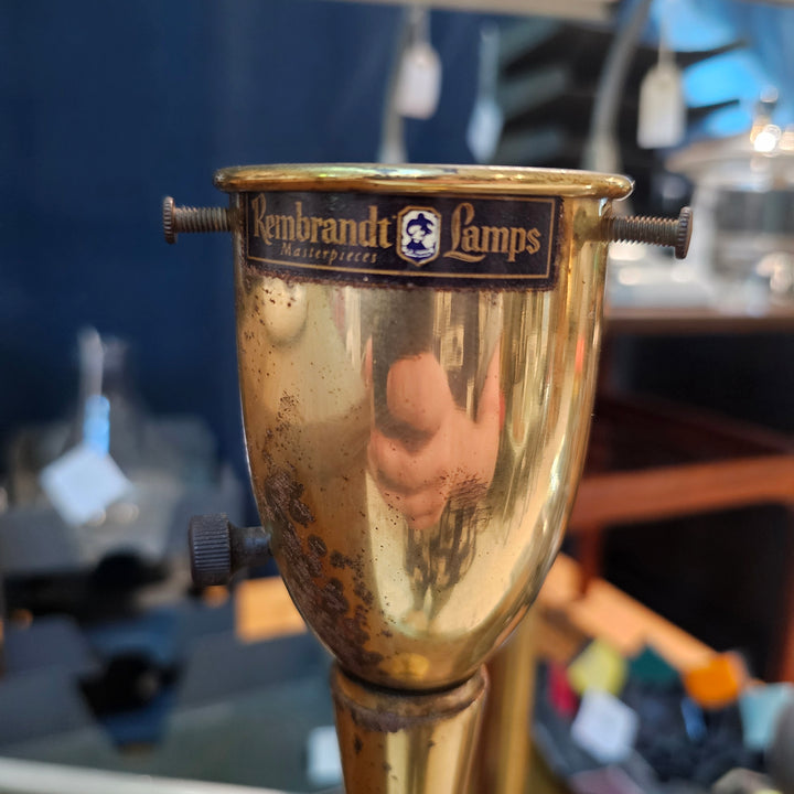 Vintage Rembrandt Brass Table Lamp