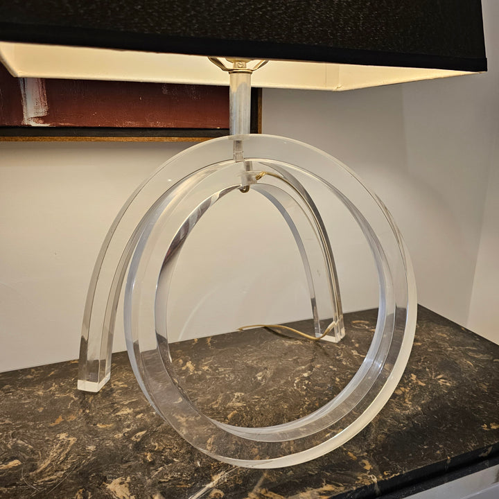 Herb Ritts Sr. "Pretzel" Lucite Table Lamp for Astrolite