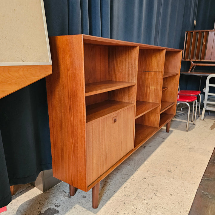 Midcentury Teak Raised Bookcase