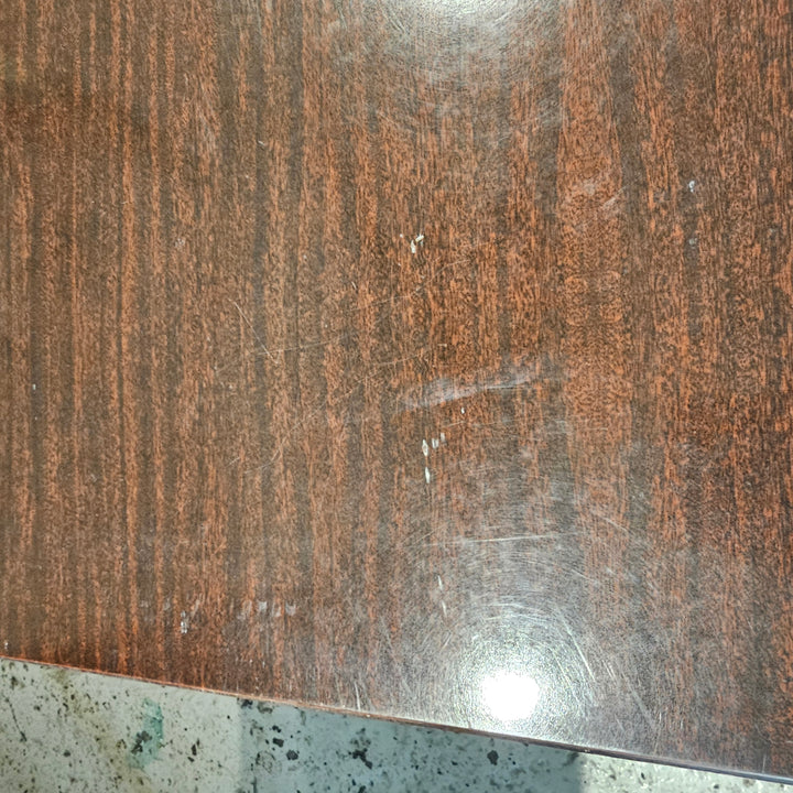 Collapsible Faux Rosewood Game Table