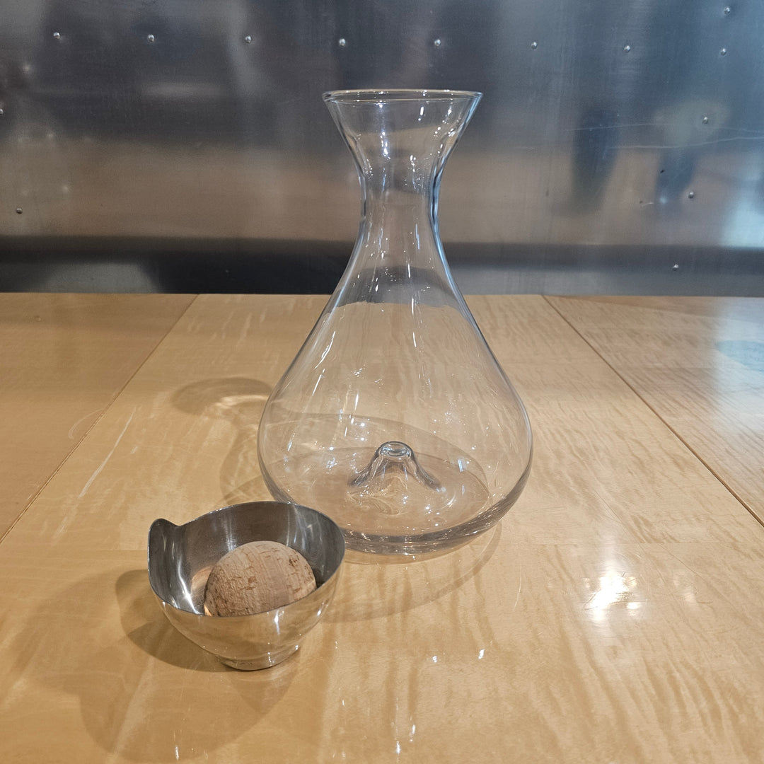 Blown Glass Wine Carafe