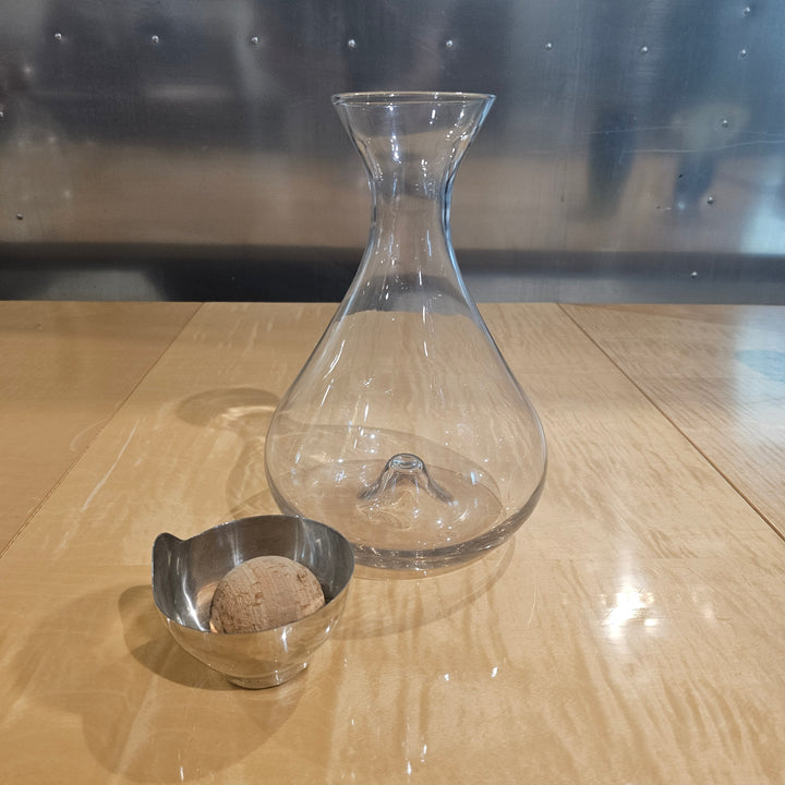 Blown Glass Wine Carafe