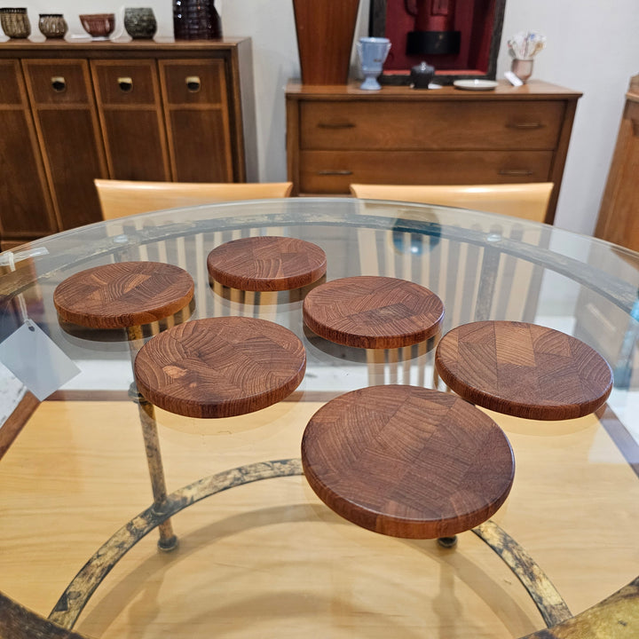 (6) Dansk Teak Coasters