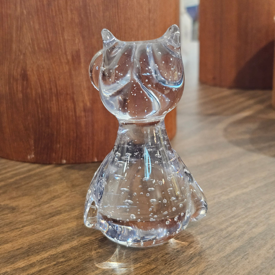 MCM Controlled Bubble Glass Owl