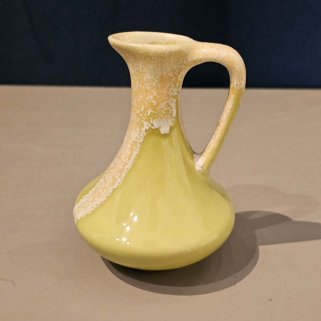 Petite Yellow Green Pitcher / Creamer