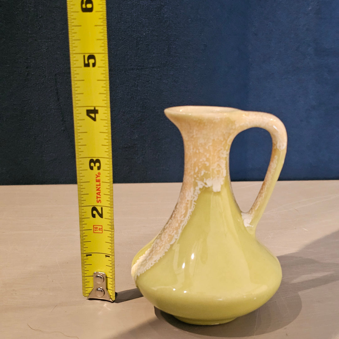 Petite Yellow Green Pitcher / Creamer