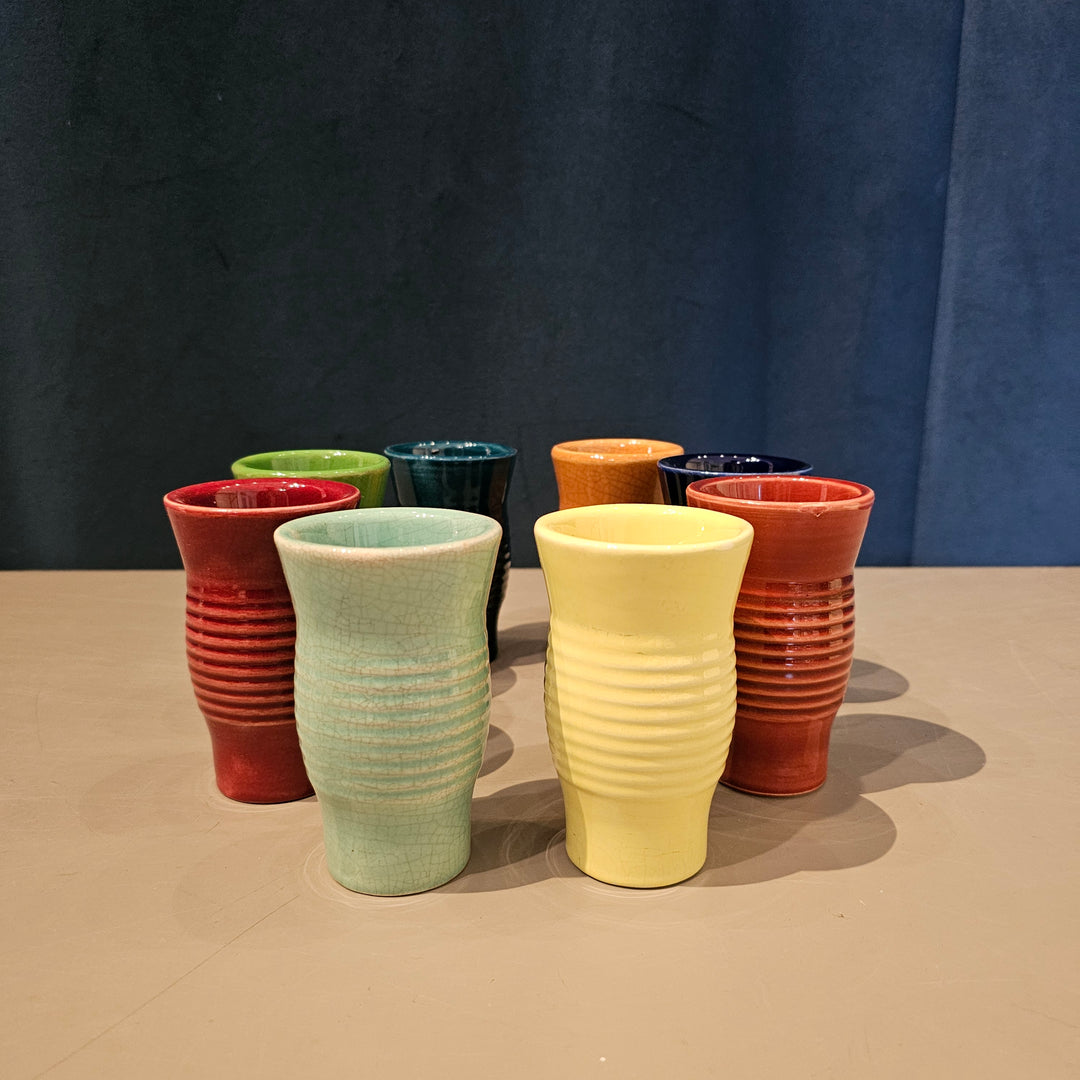(8) Italian Ceramic Espresso Cups