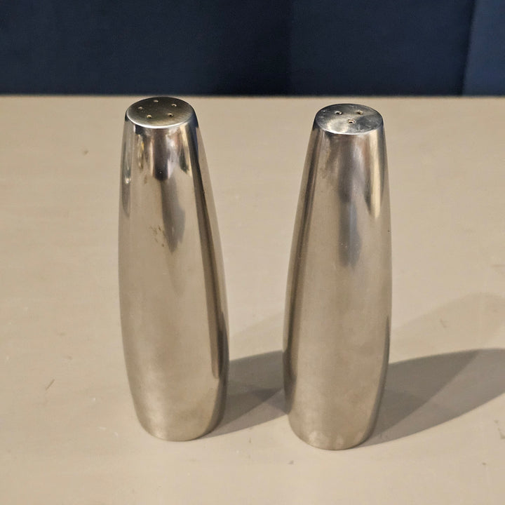 Vintage Dansk JHQ Stainless Steel Salt & Pepper Shakers
