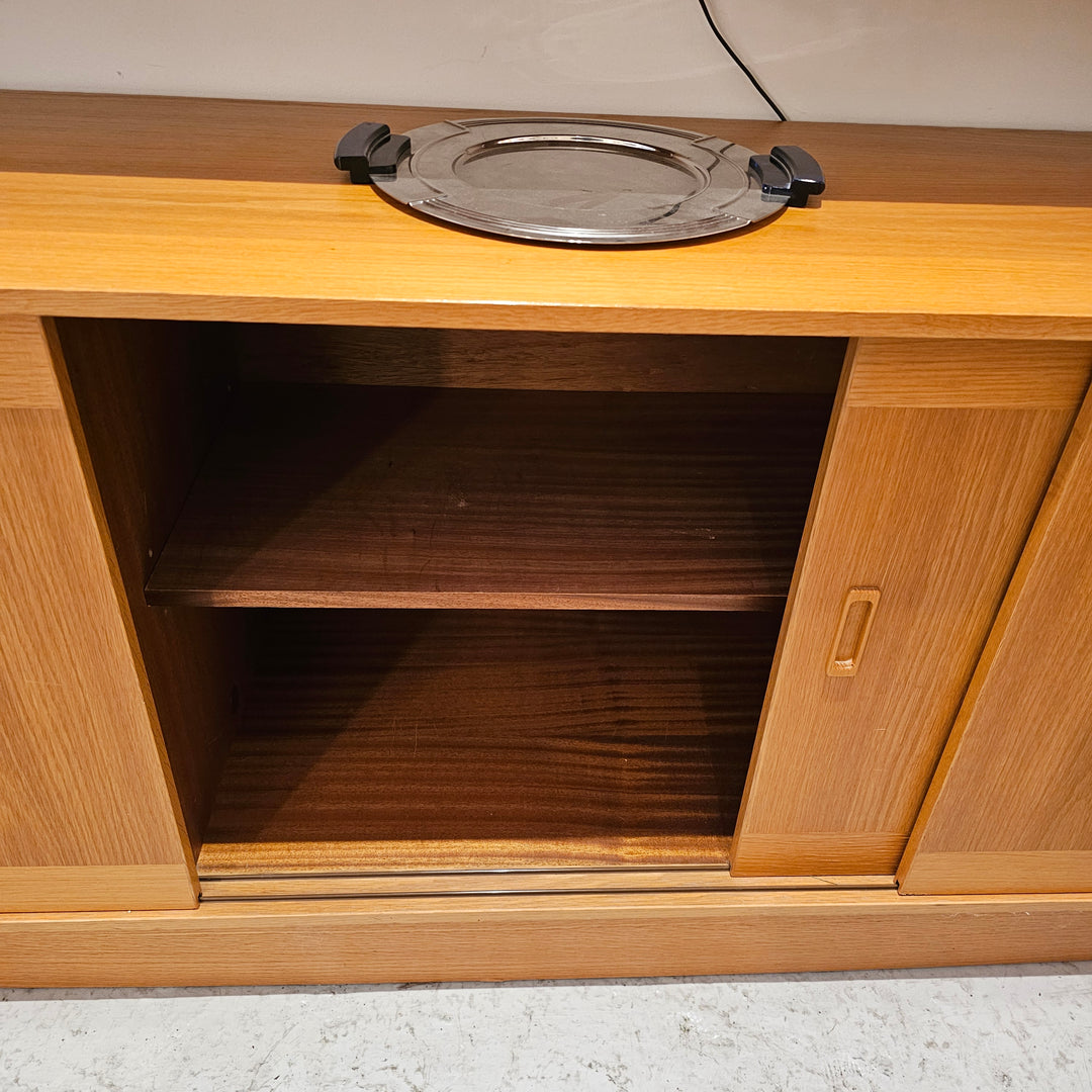 Danish Clausen & Søn Teak Lighted Hutch
