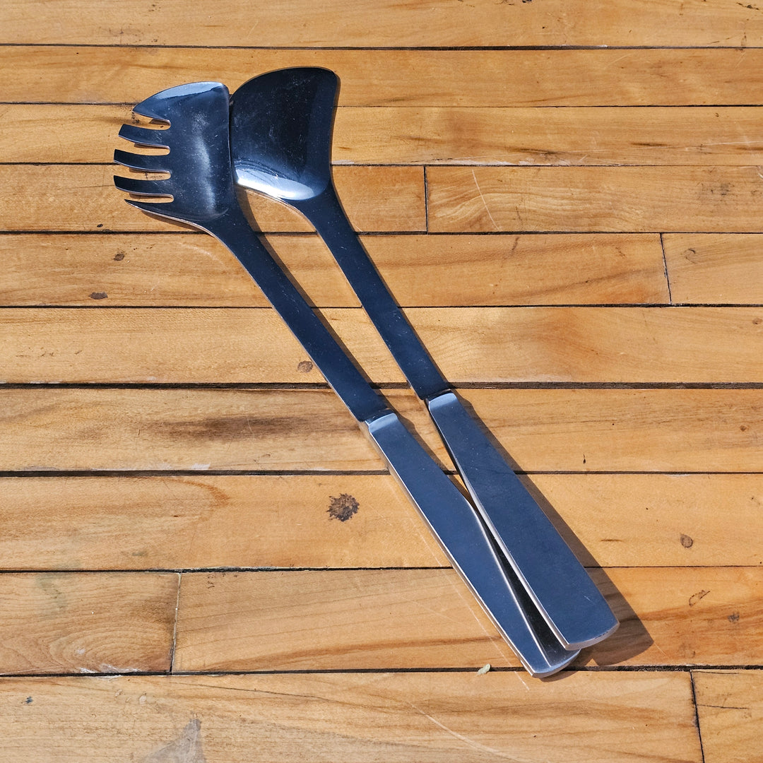 Pair of Stainless Steel Serving Utensils