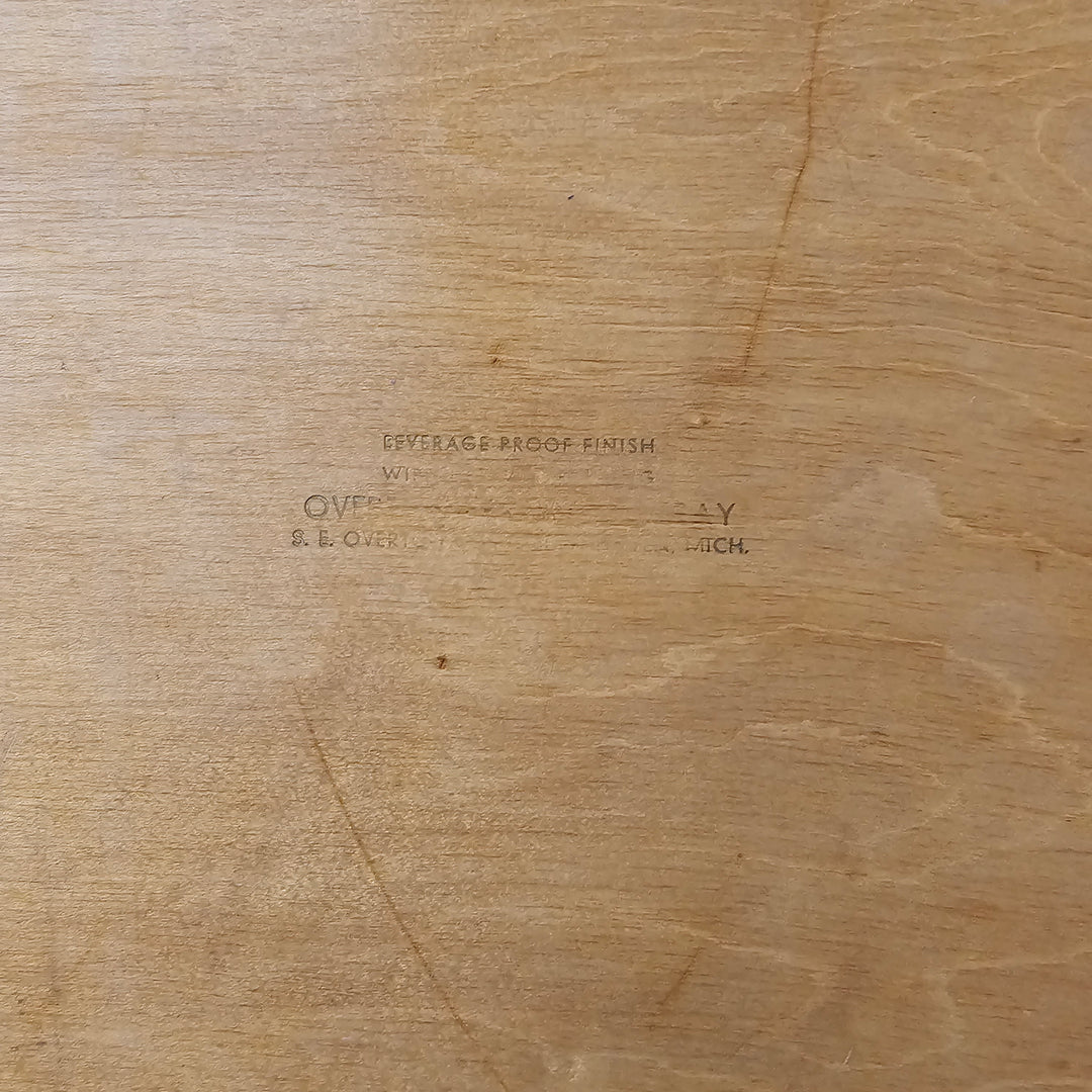 Large Wood Tray w/ Decorative Handles