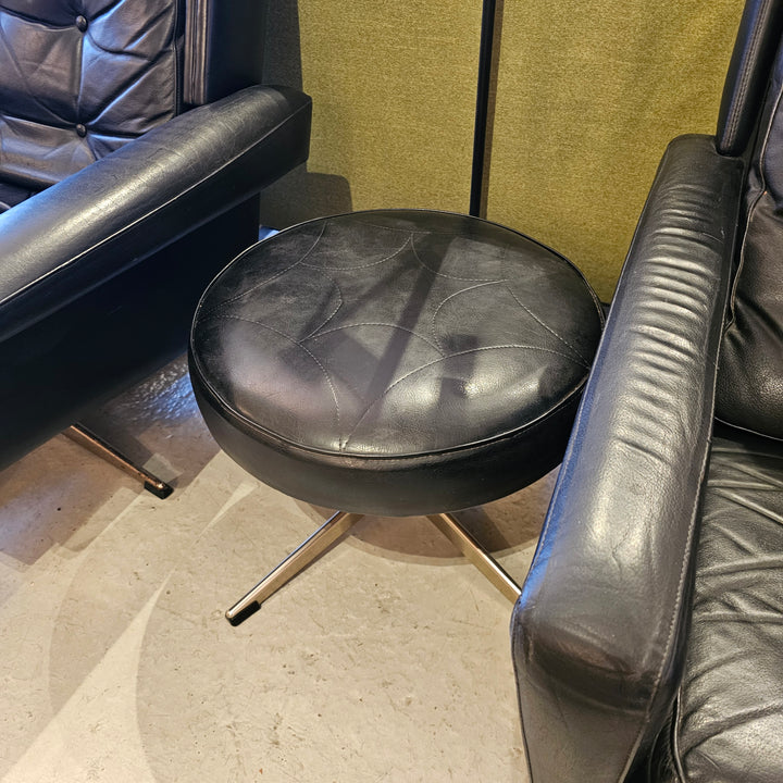 MCM Leather Ottoman