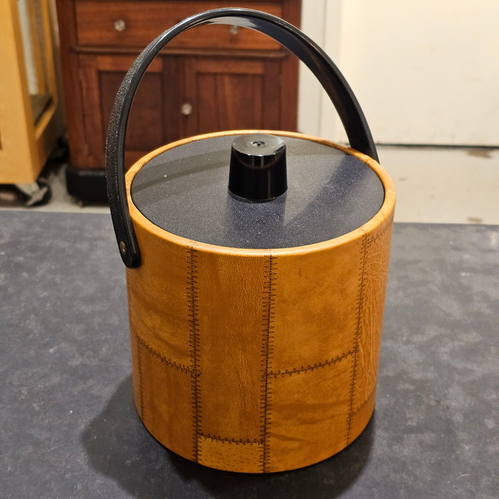 Irvinware Faux Leather Patch Ice Bucket