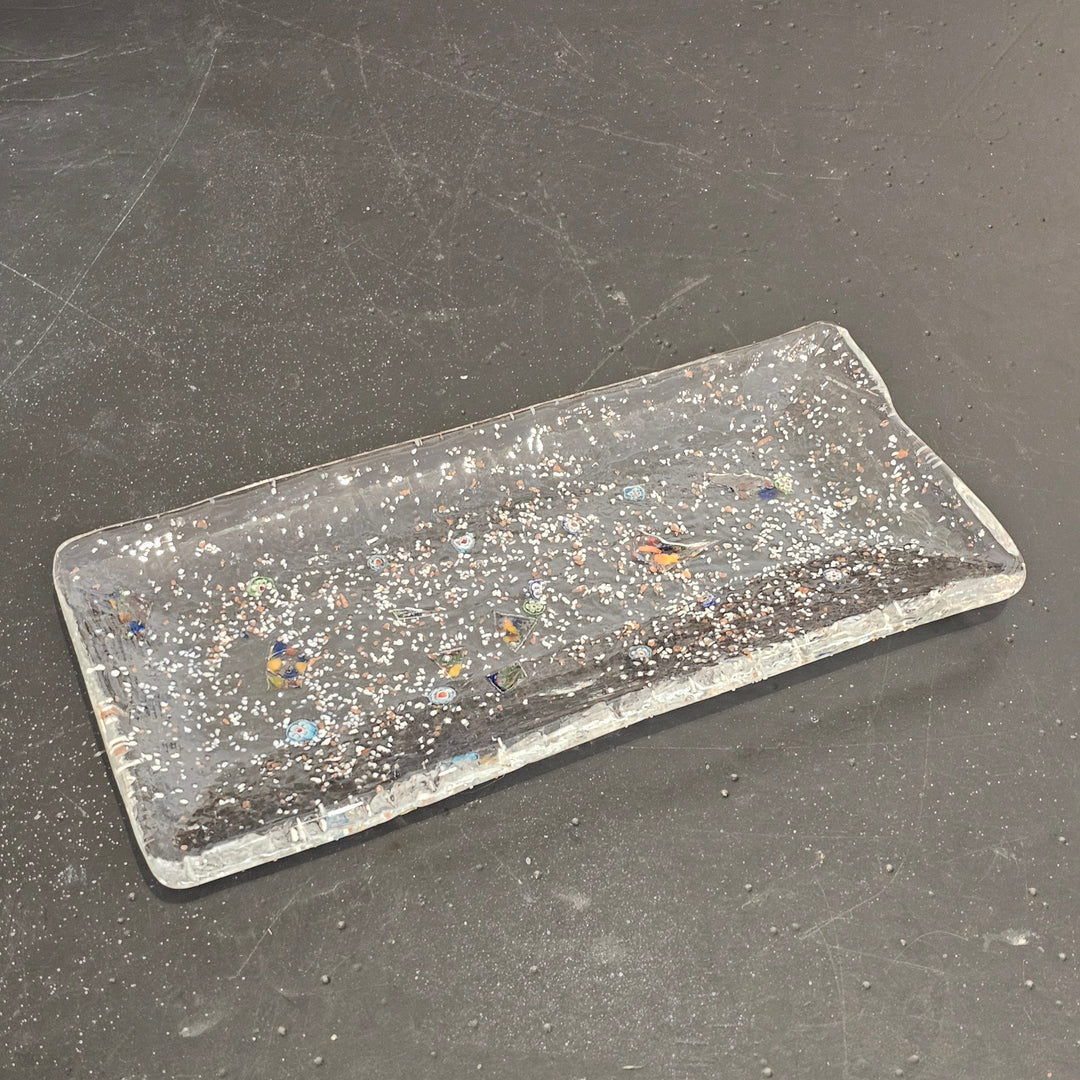 Murano Millefiori Art Glass Trinket Tray