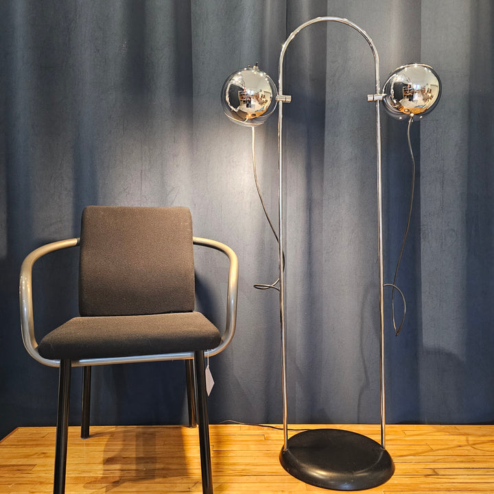 1970's Chrome George Kovacs Arc Floor Lamp