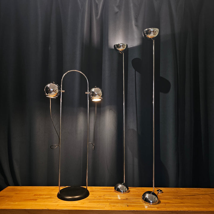 1970's Chrome George Kovacs Arc Floor Lamp