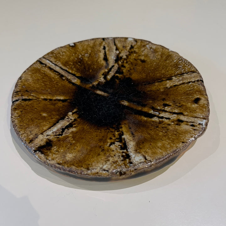 1960s Japanese Studio Pottery 6.5” Plate