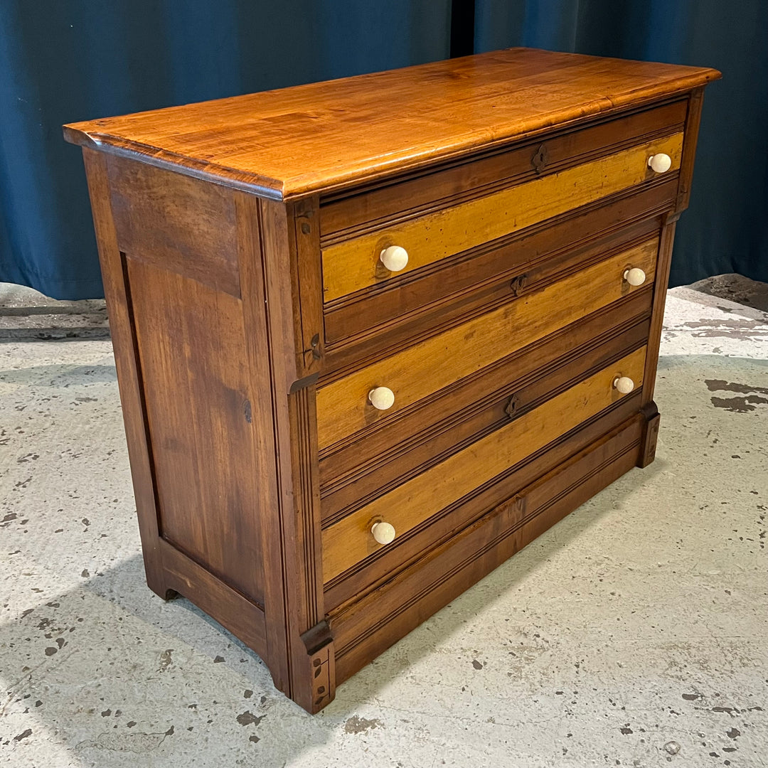 Antique Two-Tone Wooden Dresser