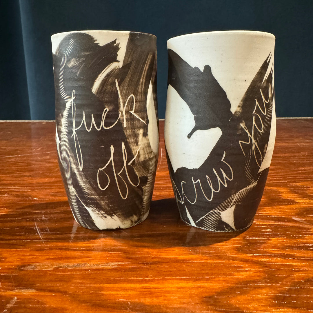 Set of Two Dustin Yager Tumblers