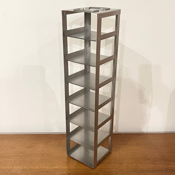 7-Slot Vertical Stainless Autoclave Rack CD Holder