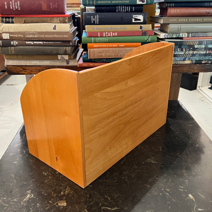 Maple Wood Desktop Organizer