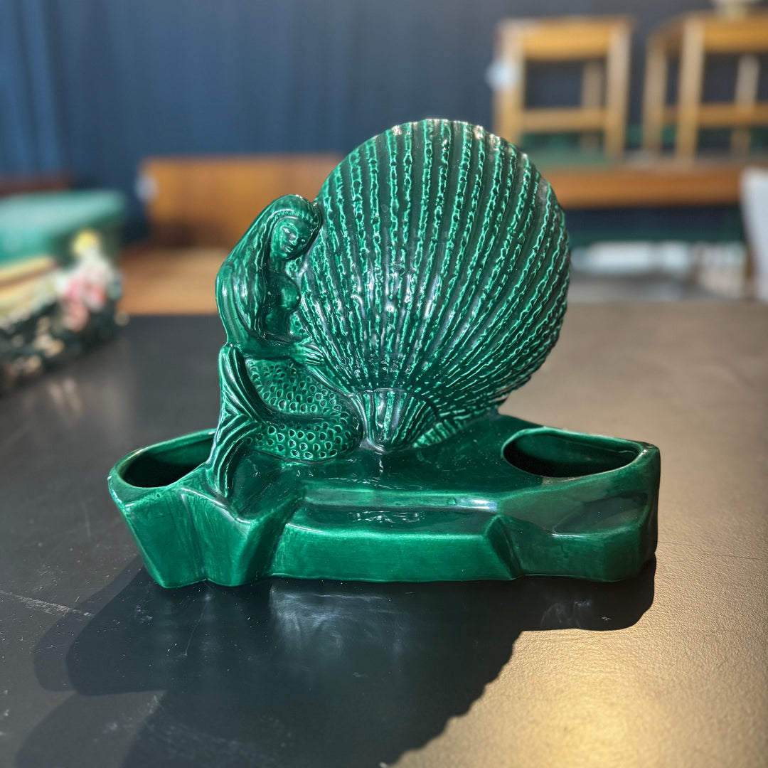 Green Mermaid and Shell dish