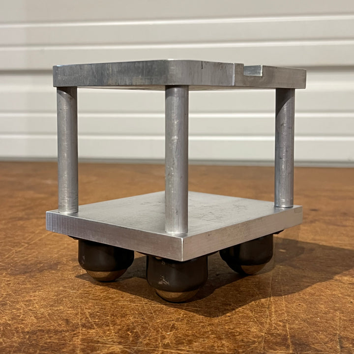 Tiny Industrial Aluminum Stand w/Bearing Casters