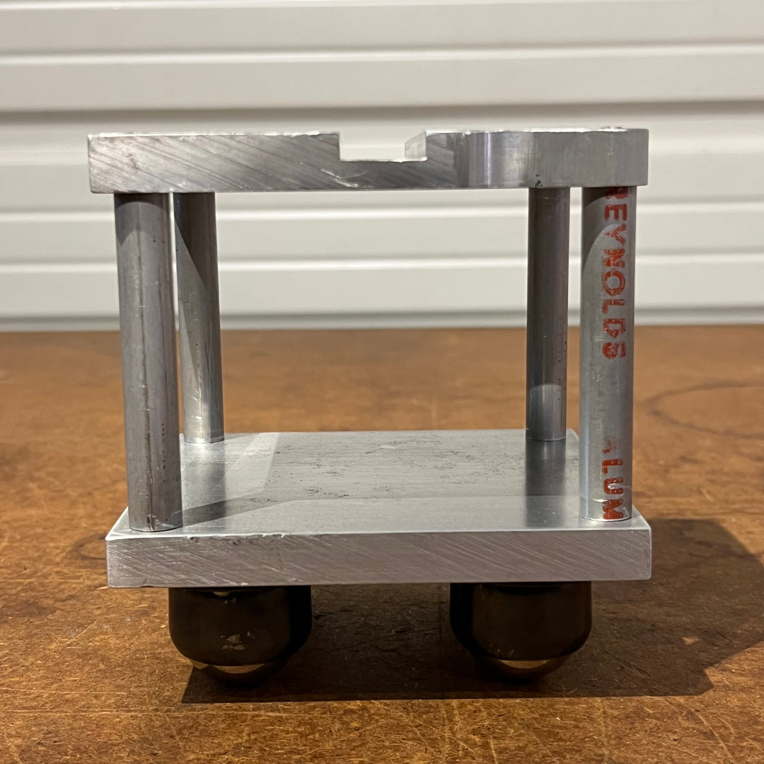 Tiny Industrial Aluminum Stand w/Bearing Casters