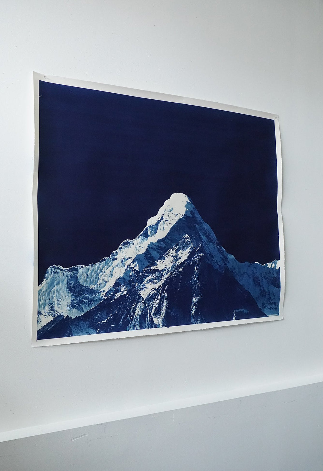 Large Mountain Cyanotype - Mariano Chavez