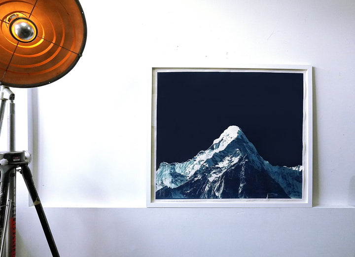 Large Mountain Cyanotype - Mariano Chavez