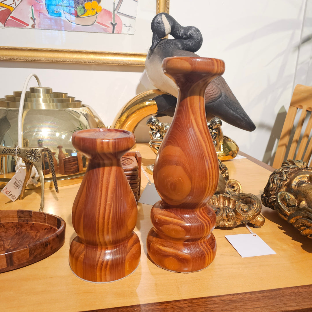 Hand Turned Candle Holder