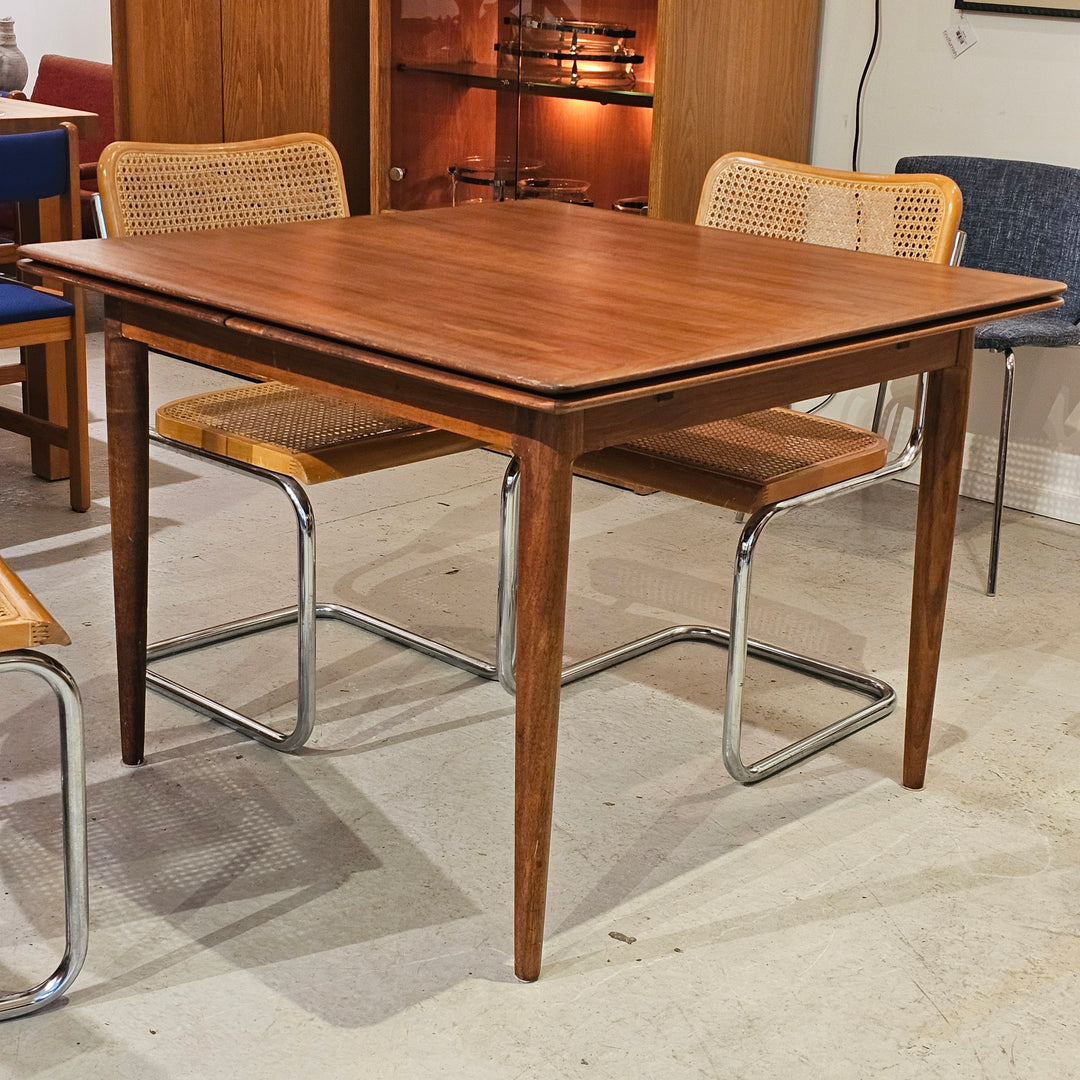 Teak Expanding Square Dining Table