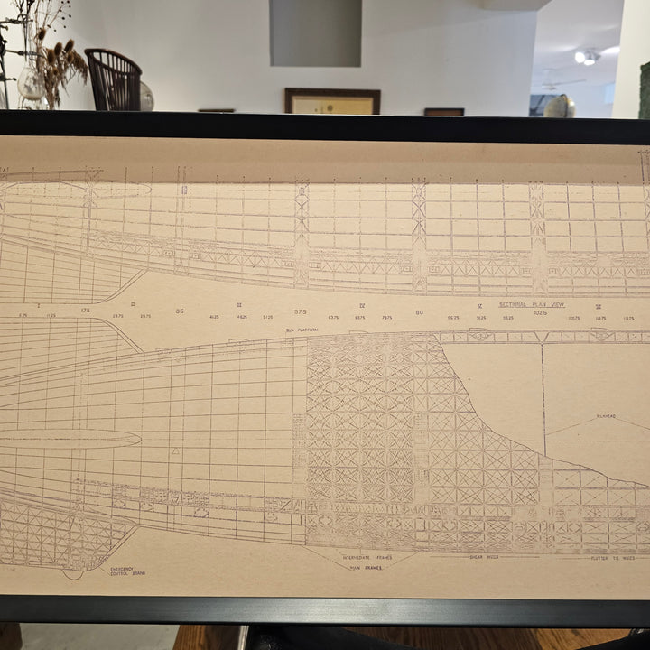 Framed Print of 1920's USS Akron Airship