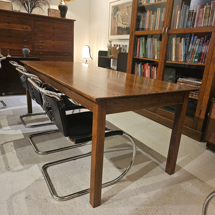Oak Library Table
