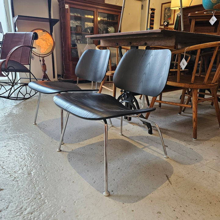 Black Eames Bent Ply LCM Chair