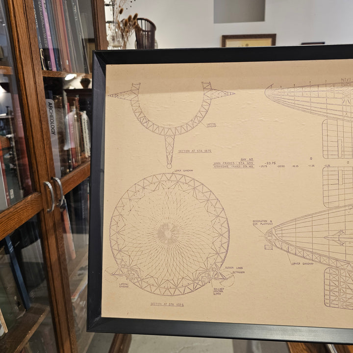Framed Print of 1920's USS Akron Airship