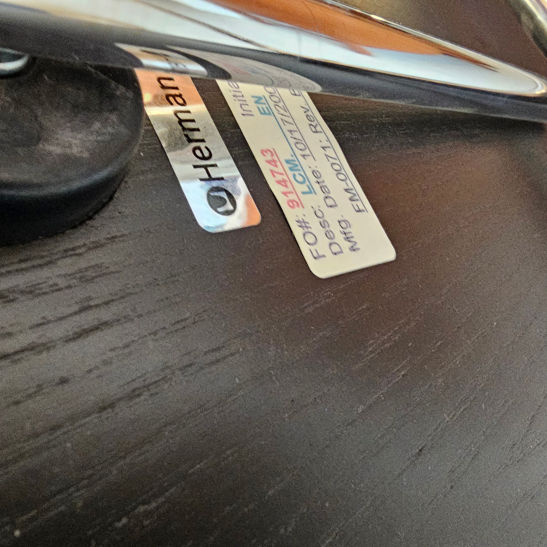 Black Eames Bent Ply LCM Chair