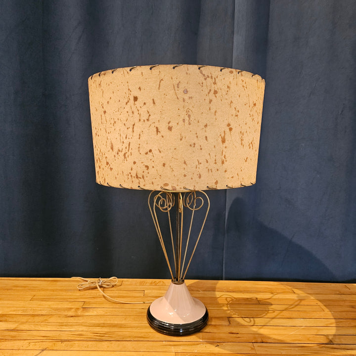 Pink MCM Table Lamp